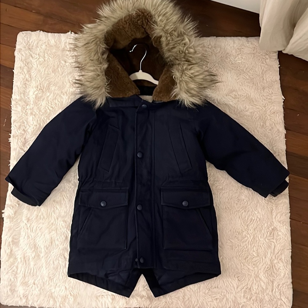 J CREW Toddler Boys Fish Tail Parka - Like New!